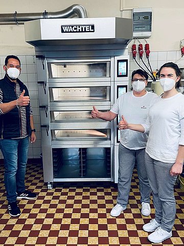 Neuer WACHTEL Backofen PICCOLO Premium in einer Konditorei